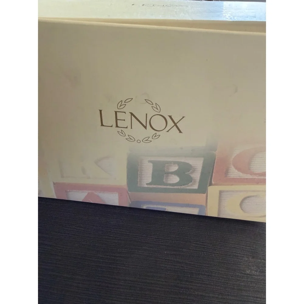 Lenox Noah's Ark Double Picture Frame Ivory China Gold Accents 3.5x5 New in‎ Box